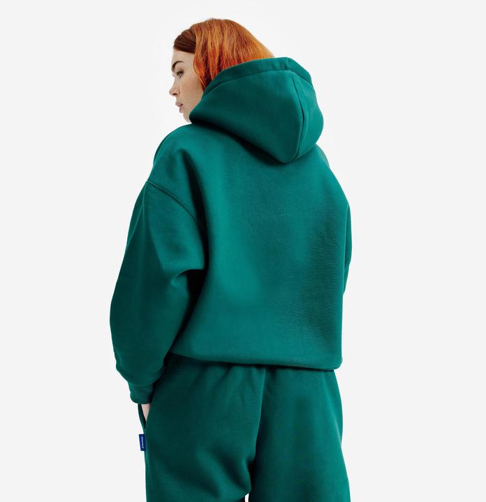Image du produit Decathlon Sweat à capuche femme, Elementals, vert (XXL)