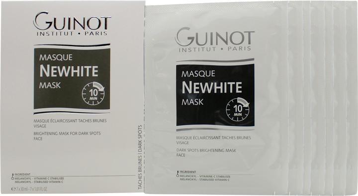 Guinot Newhite Masque Revelateur Lumiere Instant Brightening Maske Geschenkset 7 x 40ml (210 ml)