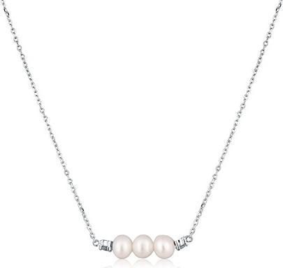 Produktbild JVD - Elegant silver necklace with pearls SVLN0759SD2P145
