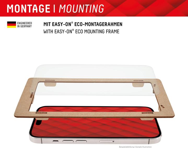Actual product image Displex Real Glass, 2D Panzerglas + Handyhülle (1 Piece, Samsung Galaxy S25, Samsung Galaxy S24)