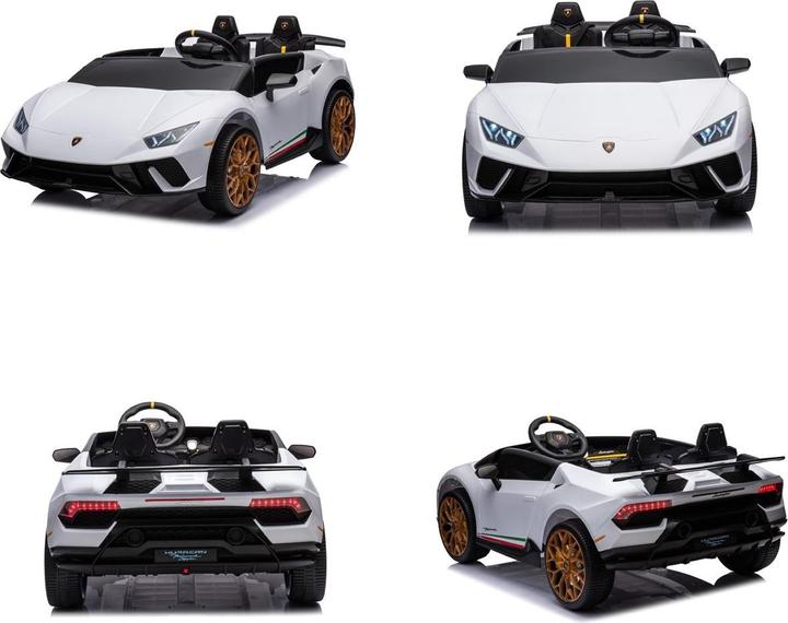 Immagine prodotto Es-toys Veicolo per bambini - Auto elettrica "Lamborghini Huracan Spider 2 posti" - Licenza - 4 motori- (12 V)