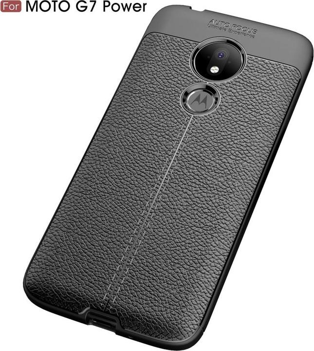 Produktbild Screenguard Motorola Moto G7 Power Hülle Leather Design TPU Cover (Motorola Moto G7 Power)