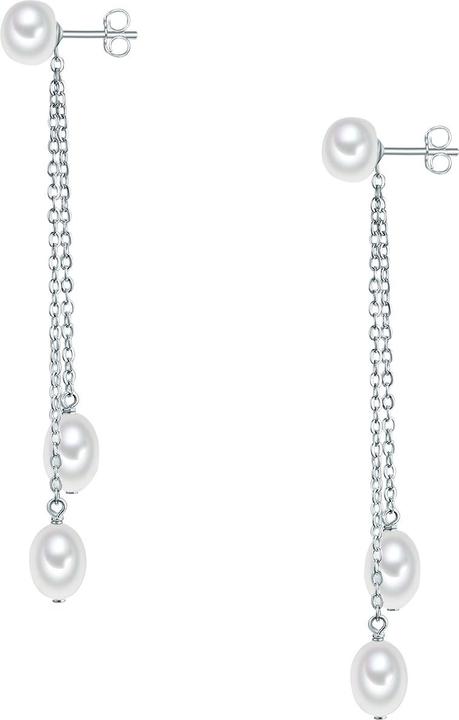 Produktbild Valero Pearls Damen Sterling Silber Süsswasser-Zuchtperle silber - 28657 (Sterling Silber)