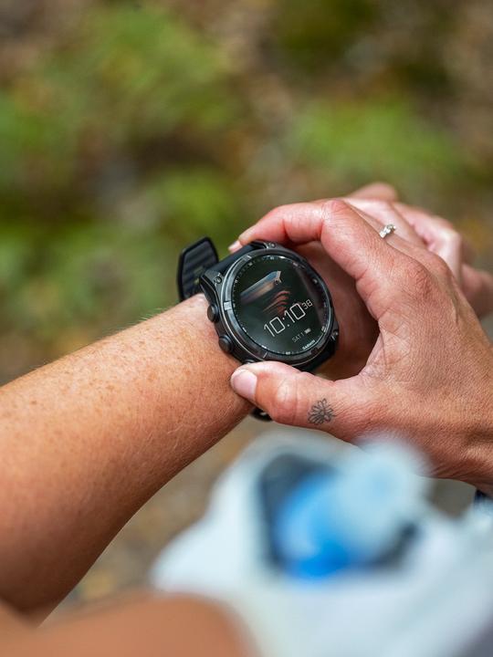 Actual product image Garmin Fenix 8 Solar Sapphire Titanium (47 mm)