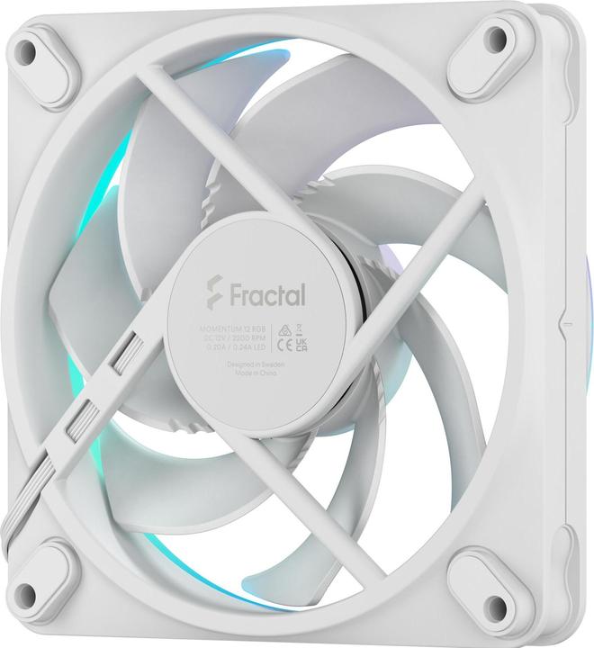 Produktbild Fractal D. Momentum 12 RGB White (120 mm)