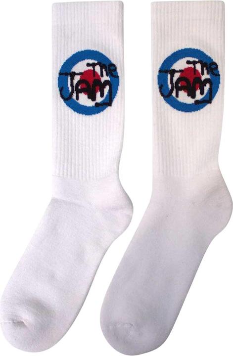 Actual product image The Vegan Cow Unisex Adult Target Logo Terrycloth Socks (40.5 - 45.5)