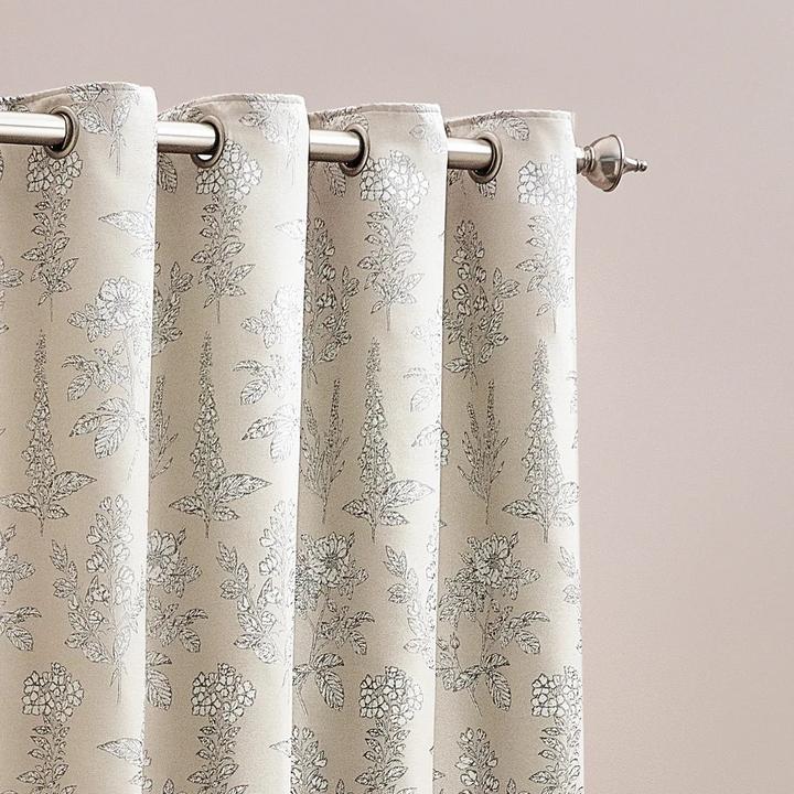 Immagine prodotto Wylder Nature Sophia Jacquard Floreale Tende con Occhielli (168 x 137 cm)