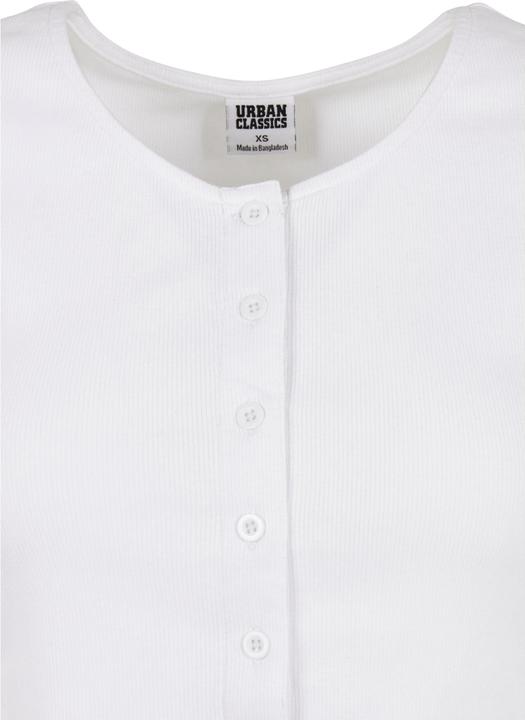 Produktbild Urban Classics Ladies Cropped Button Up Rib Tee (XL)