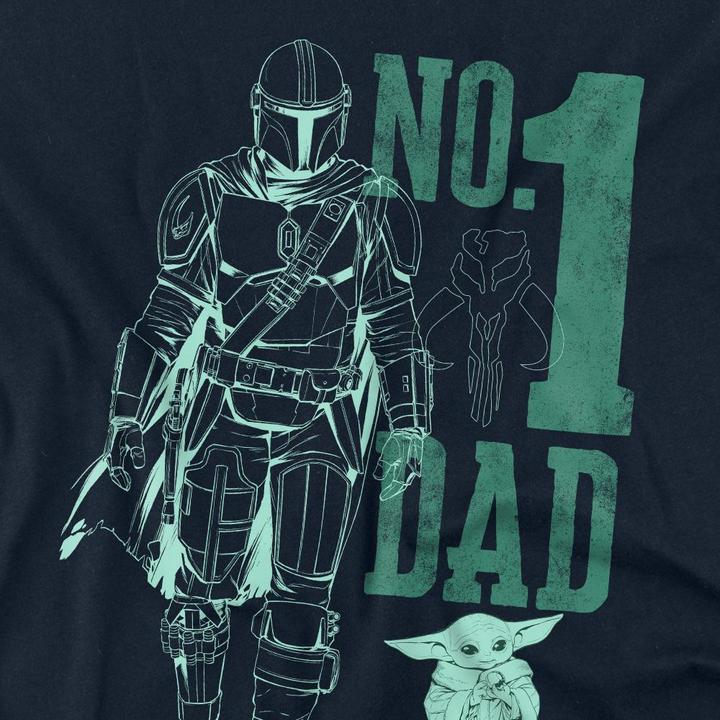 Immagine prodotto Star Wars No. 1 Dad Maglietta Mando Adulto Unisex (XXL)