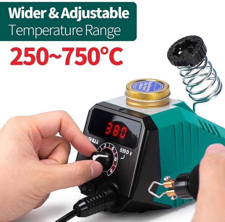 Actual product image Yihua Brandmalerei Brennstation mit Digitalanzeige und 20 Spitzen