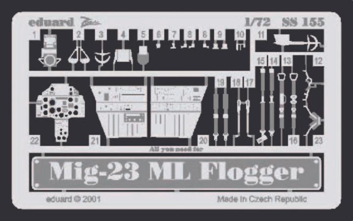 Produktbild Eduard MiG-23 ML Flogger