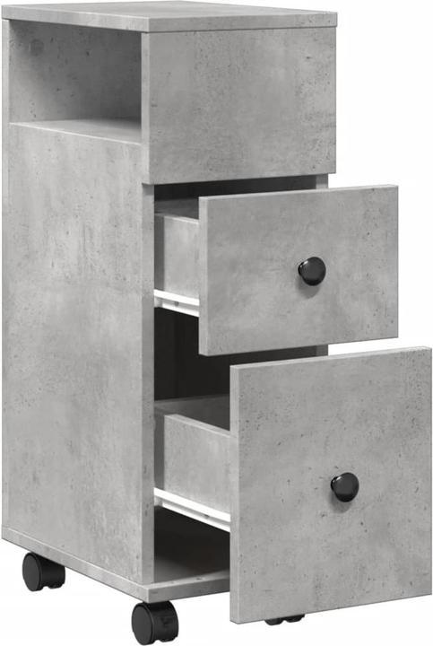 Produktbild VidaXL Badschrank Schmal mit Rollen