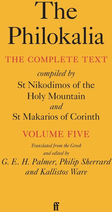 Nutritional values and ingredients The Philokalia Vol 5 (English, G.E.H. Palmer, 2024)