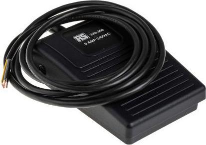 Actual product image Rs Pro Light Industrial Foot switch, 2m cable