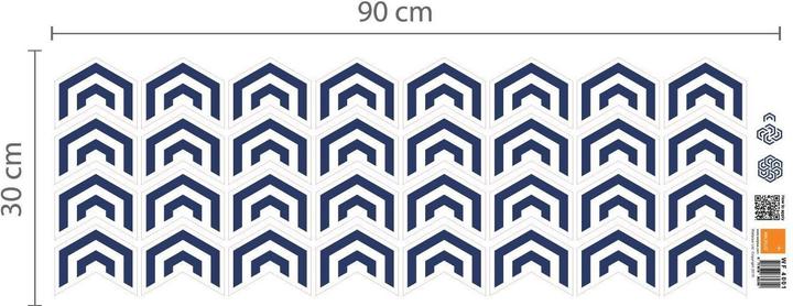 Immagine prodotto Walplus Modello di geometria poligonale (90 x 30 cm)