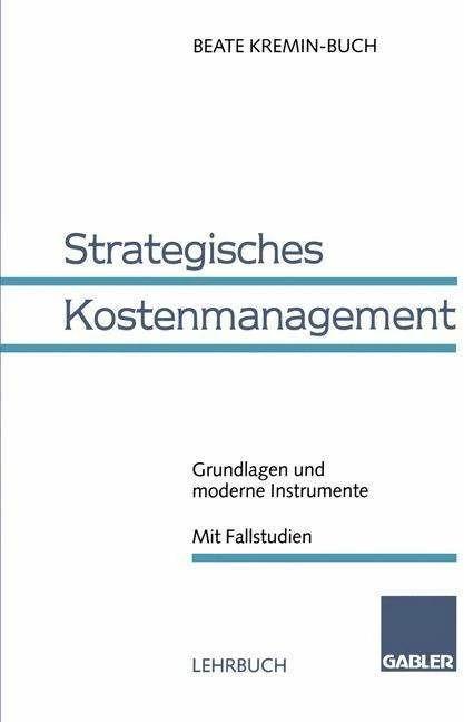 Produktbild Strategisches Kostenmanagement (Deutsch, Beate Kremin-Buch, 1998)