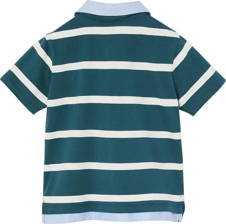 Actual product image Vertbaudet Jungen Poloshirt mit doppeltem Kragen und Recycling-Baumwolle (140)