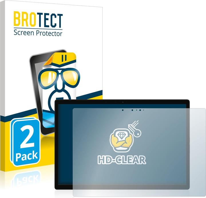 Produktbild BROTECT Schutzfolie Displayschutz Klar (2 Stück, Book S 12.4")