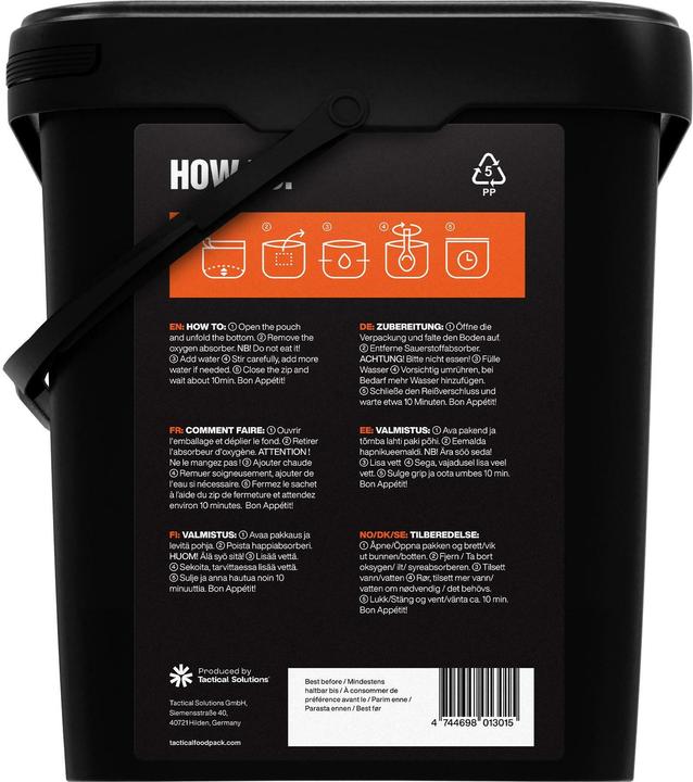 Actual product image Tactical Foodpack Weekpack Alpha (2100 g)