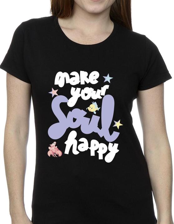 Image du produit Disney - T-shirt THE LITTLE MERMAID HAPPY - Femme (S)