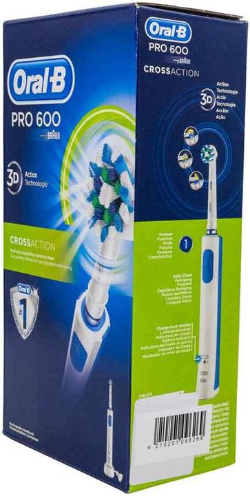 Actual product image Oral-B Pro 600 Cross Action (Oscillating toothbrush)