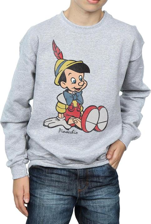 Actual product image Disney Boys Pinocchio Classic Pinocchio Sweatshirt (116)