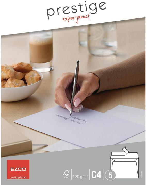 Image du produit Elco Enveloppe Prestige, sans fenêtre (C4, 5 x)