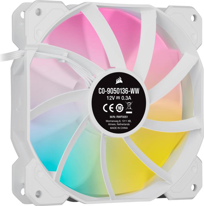 Actual product image Corsair PC fan iCUE SP120 RGB Elite (120 mm, 3 x)