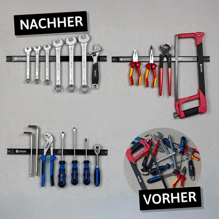 Produktbild Dönges Magnet Werkzeugleiste 45cm 6 Stück