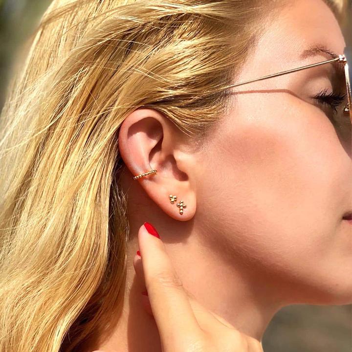 Produktbild Candy Ear Cuff Pop, 925 Sterling Silber, vergoldet (925 Sterling Silber, 18k vergoldet)