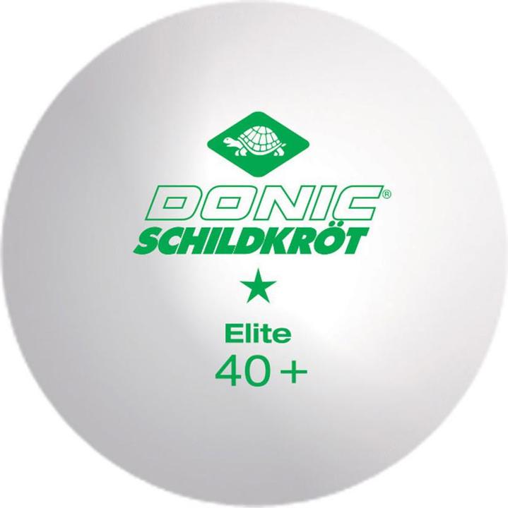 Produktbild Donic Schildkröt Tischtennisbälle 6 Stk. Elite Poly 40+ (6 Stk.)