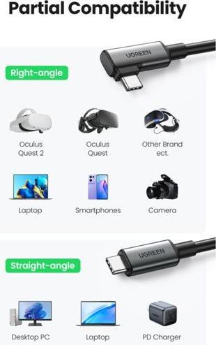 Produktbild Ugreen USB C – USB C (5 m, USB 3.2 Gen 1)