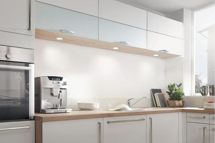 Produktbild Elektra LED Einbauleuchte Flächenlicht Led-Spots ø 62 mm neutralweiss vernickelt (173 lm)