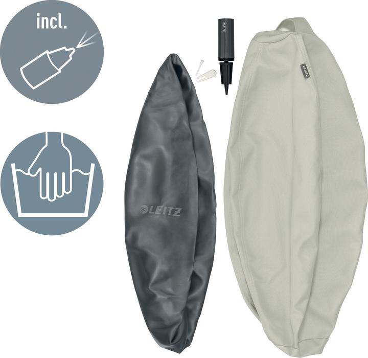 Immagine prodotto Leitz Sedile Ball Active Ø 75cm grigio chiaro (75 cm)