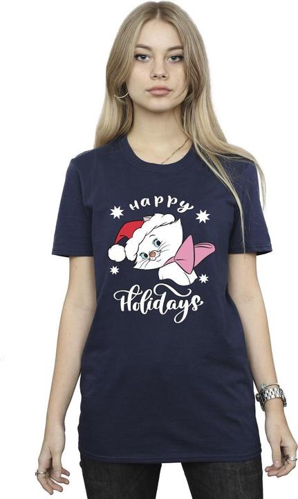 Immagine prodotto Disney Maglietta The Aristocats Happy Holidays in cotone da donna/donna (4XL)