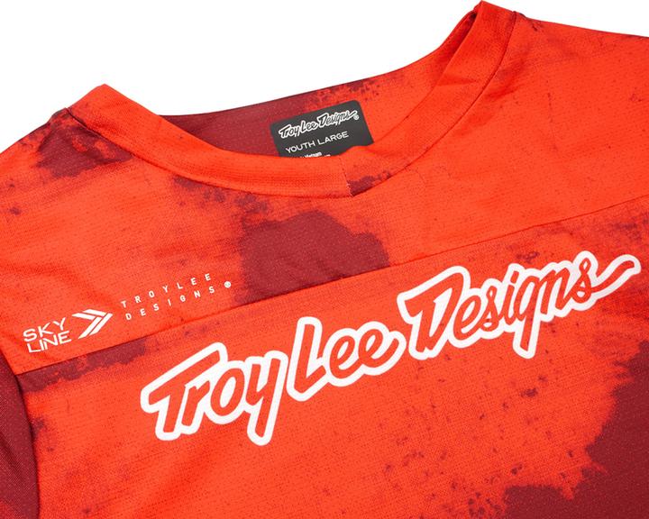 Produktbild Troy Lee Designs Skyline SS Jersey, Flared, fiery red, youth L (L)