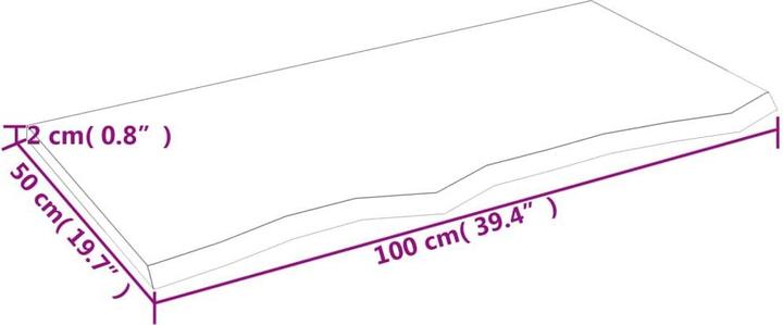 Immagine prodotto VidaXL Lian (100 x 50 x 2 cm)