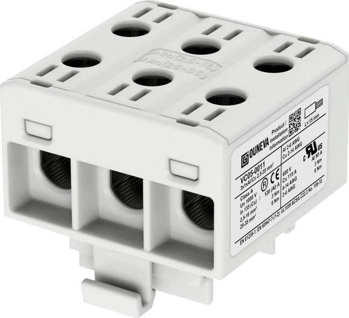 Ouneva Group VC05-0011 Distribution block grey 1 pc.