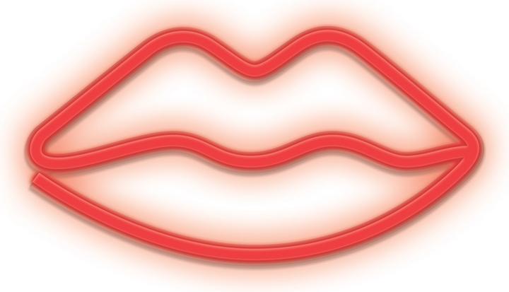 Immagine prodotto Forever Light Luce LED al neon LIPS rosso Pipistrello + USB FLNEO8 (2 cm)