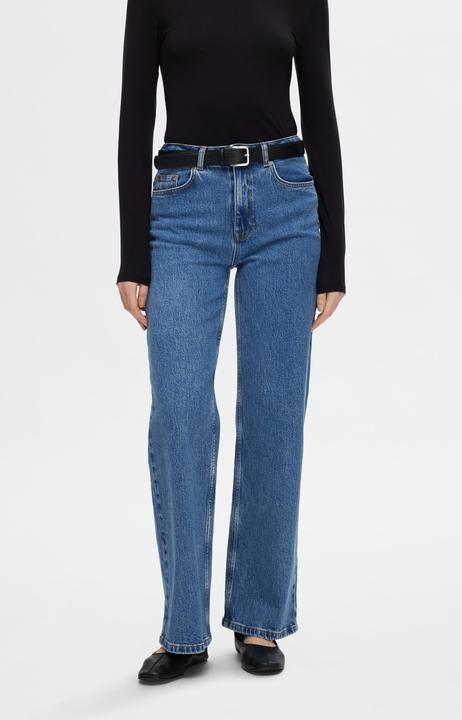 Actual product image Selected Femme Slfalice Hw Wide Long Wing Blu Jean Noos (W28/L34)