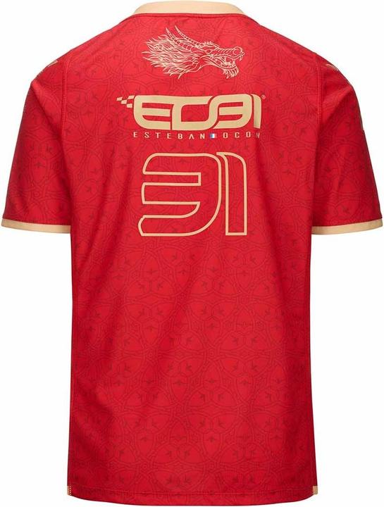 Actual product image Kappa Jersey Alpine F1 Kombat China Ocon 2024 (L)