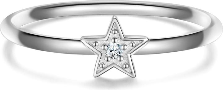Glanzstücke München Damen Ring Stern Sterling Silber - 34612