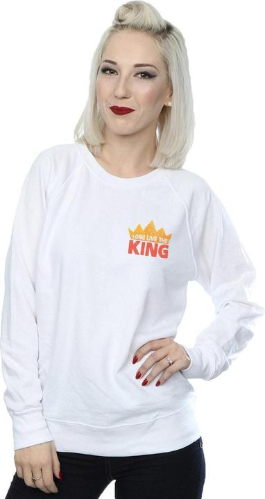 Actual product image Disney Womens/Ladies The Lion King Movie Long Live Breast Print Sweatshirt (S)