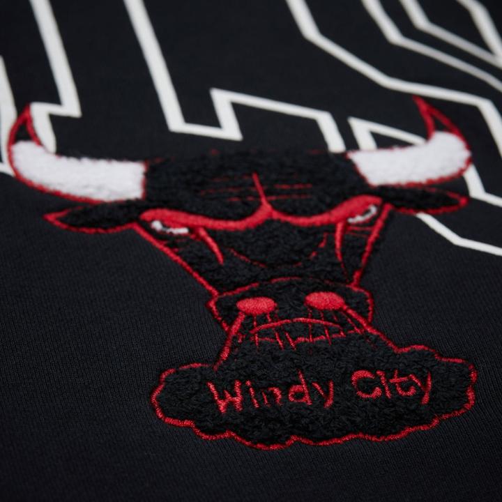 Image du produit Mitchell & Ness Fleece Oversized Hoody Chicago Bulls - XL (XL)