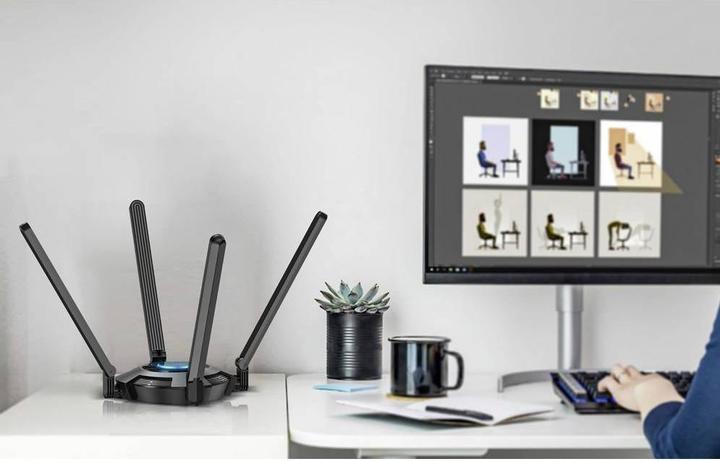 Actual product image Wavlink Vitesse Ultra WiFi 6E AX5400 USB3.0 Adapter WLAN Adapter USB-A (USB 3.0) (USB 3.0)