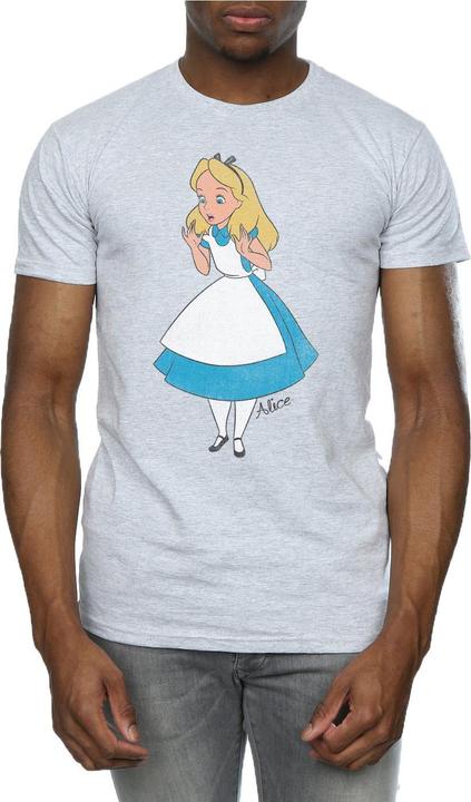 Actual product image Disney Mens Alice In Wonderland Surprised Alice T-Shirt (M)