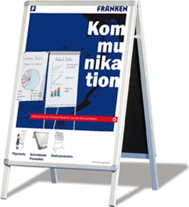 Image du produit Franken Panneau de trottoir standard BSA0 DIN A0 aluminium argenté (A0)