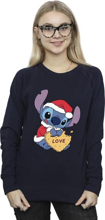 Produktbild Disney Lilo And Stitch Christmas Love Biscuit Sweatshirt (XXL)