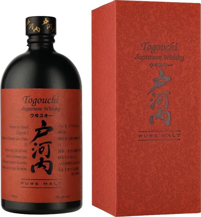 Immagine prodotto Togouchi PURE MALT Whisky giapponese 40% Vol. 0,7l in confezione regalo (Whisky giapponese)