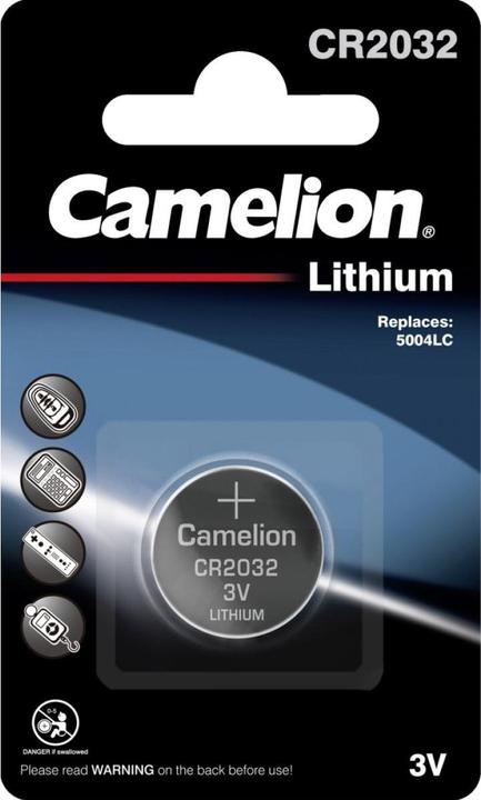 Produktbild Camelion CR2032 Lithium 3V (1 Stk., CR2032, 220 mAh)